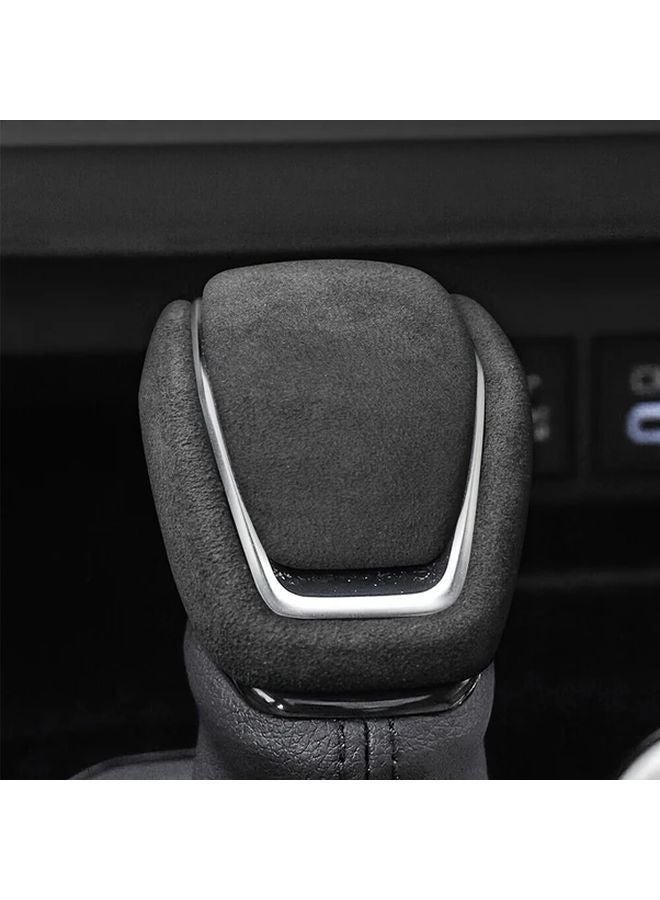 Black Gear Shift Knob Cover For Toyota RAV4 Highlander Venza 2019 2023 - Image 4